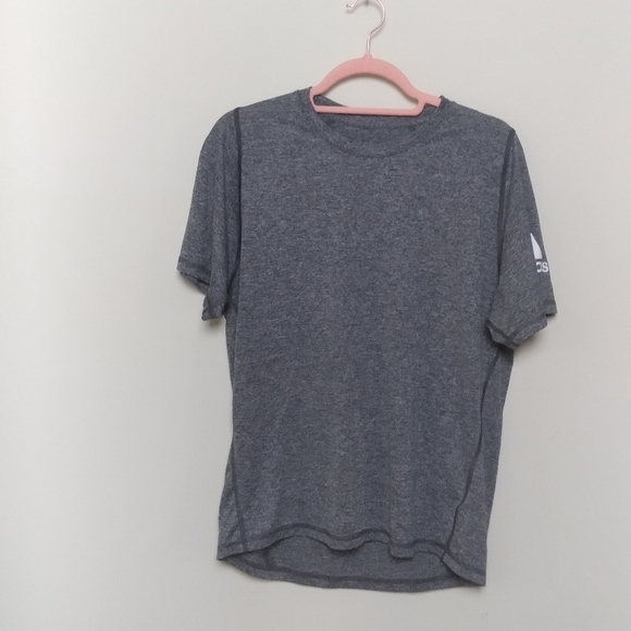 Adidas Free Lift Grey Short Sleeve Athletic Tee Shirt Size Medium - Picture 3 of 11